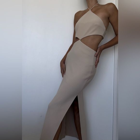 Bec & Bridge Iris‎ Halter Midi Dress Size 8! - Picture 2 of 10